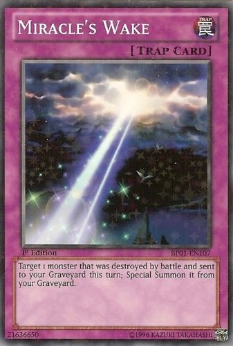 Miracle's Wake - BP01-EN107 - Starfoil Rare - 1st Edition available at 401 Games Canada