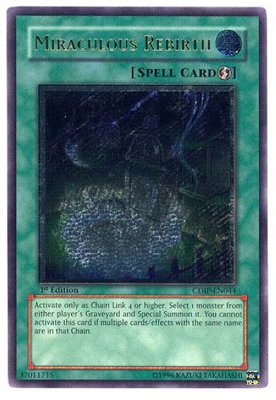 Miraculous Rebirth - CDIP-EN044 - Ultimate Rare - 1st Edition available at 401 Games Canada