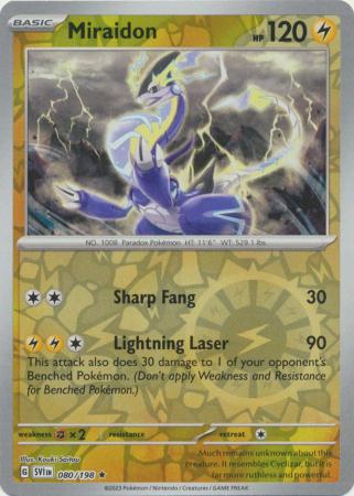 401 Games Canada - Miraidon - 080/198 - Rare - Reverse Holo 401 Games Canada - Miraidon - 080/198 - Rare - Reverse Holo