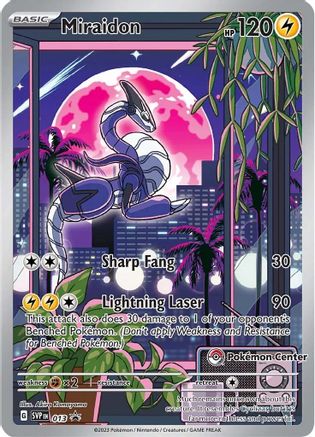 Miraidon (Pokemon Center Exclusive) - SVP013 - Promo available at 401 Games Canada