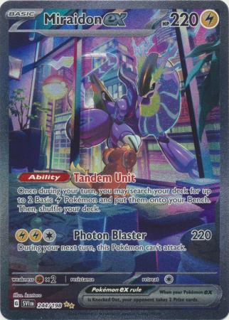 Miraidon ex - 244/198 - Special Illustration Rare available at 401 Games Canada