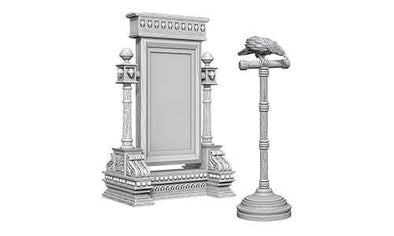 Mirror & Bird on Stand - Wizkids Deep Cuts Unpainted Minis available at 401 Games Canada