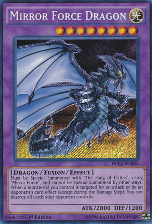 Mirror Force Dragon - DRL2-EN005 - Secret Rare - 1st Edition available at 401 Games Canada