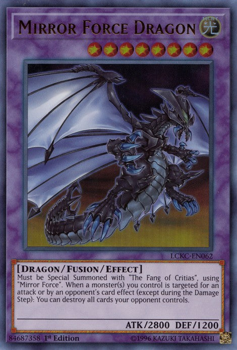 Mirror Force Dragon - LCKC-EN062 - Ultra Rare - 1st Edition available at 401 Games Canada