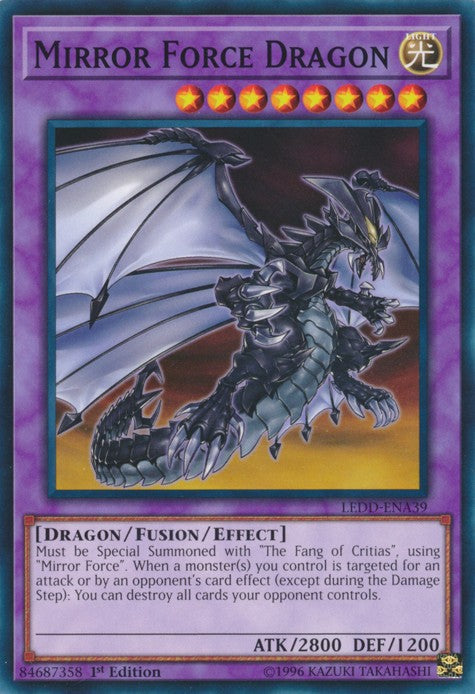 Mirror Force Dragon - LEDD-ENA39 - Common - 1st Edition available at 401 Games Canada