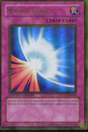 Mirror Force - GLD1-EN039 - Gold Rare - Limited Edition available at 401 Games Canada