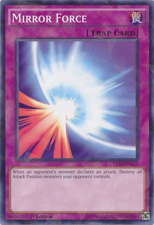 Mirror Force - YS15-ENL22 - Shatterfoil Rare - 1st Edition available at 401 Games Canada