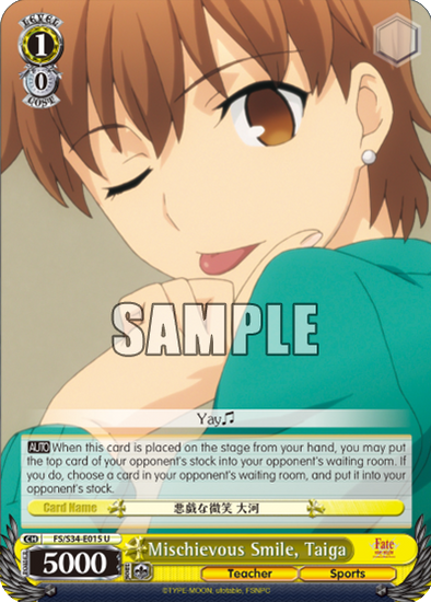 Mischievous Smile, Taiga - FS/S34-E015 - Uncommon available at 401 Games Canada