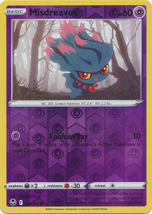 Misdreavus - 063/195 - Common - Reverse Holo available at 401 Games Canada