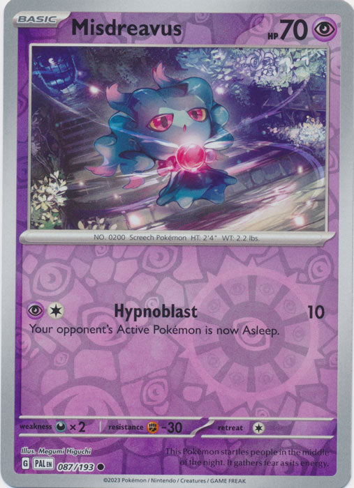 Misdreavus - 087/193 - Common - Reverse Holo available at 401 Games Canada