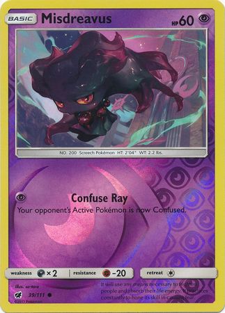 Misdreavus - 39/111 - Common - Reverse Holo available at 401 Games Canada