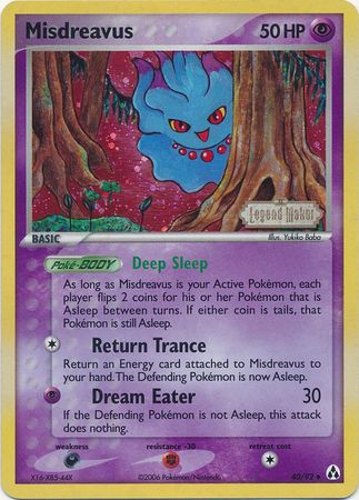 Misdreavus - 40/92 - Uncommon - Reverse Holo available at 401 Games Canada