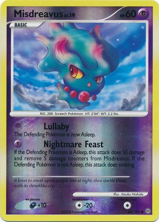 Misdreavus - 68/100 - Common - Reverse Holo available at 401 Games Canada