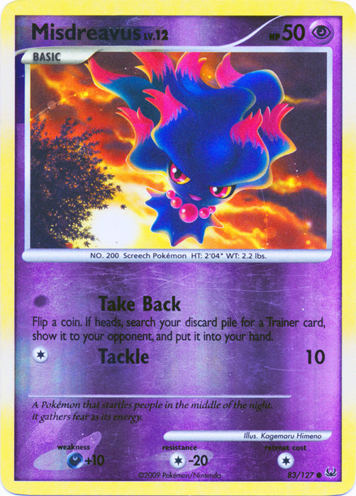 Misdreavus - 83/127 - Common - Reverse Holo available at 401 Games Canada