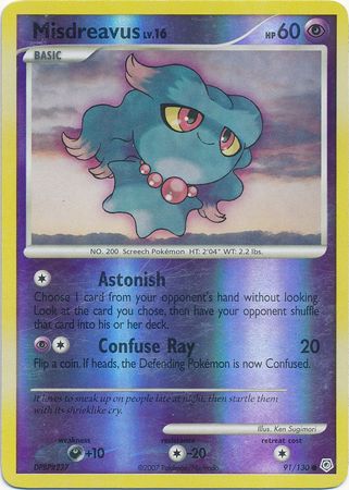 Misdreavus - 91/130 - Common - Reverse Holo available at 401 Games Canada