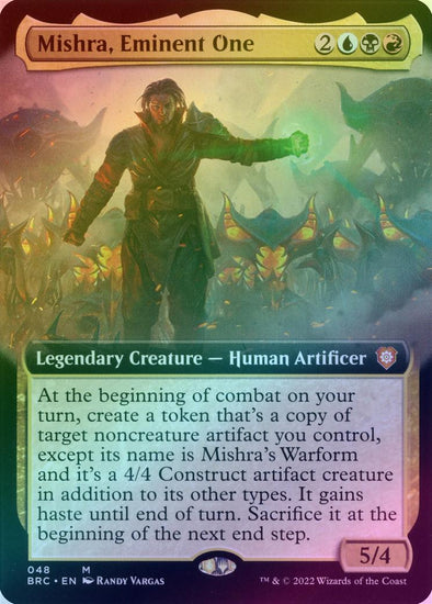 401 Games Canada - Mishra, Eminent One - Extended Art (Foil) (BRC) 401 Games Canada - Mishra, Eminent One - Extended Art (Foil) (BRC)