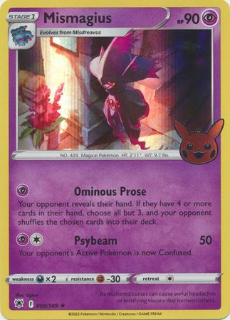 Mismagius - 059/189 - Holo Promo (Trick or Trade BOOster Bundle) available at 401 Games Canada