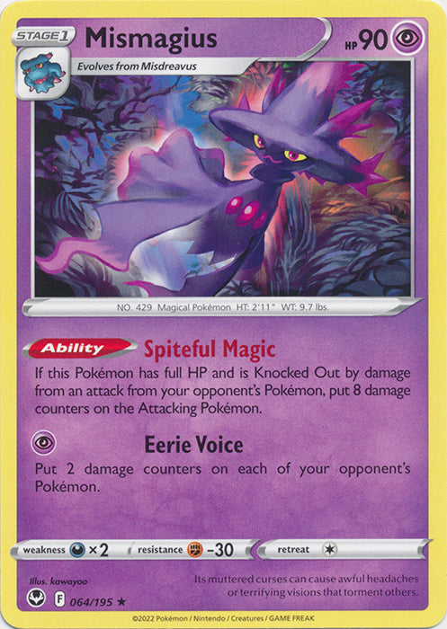 Mismagius - 064/195 - Rare available at 401 Games Canada