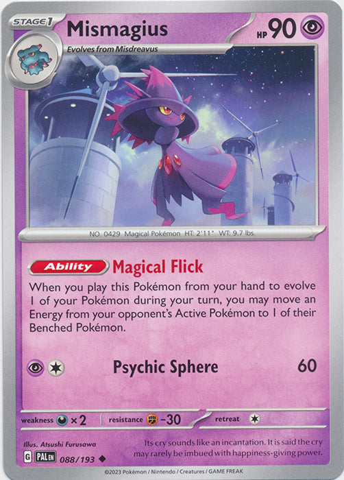 Mismagius - 088/193 - Uncommon available at 401 Games Canada