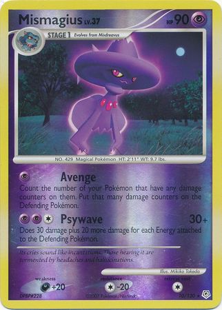 Mismagius - 10/130 - Holo Rare - Reverse Holo available at 401 Games Canada