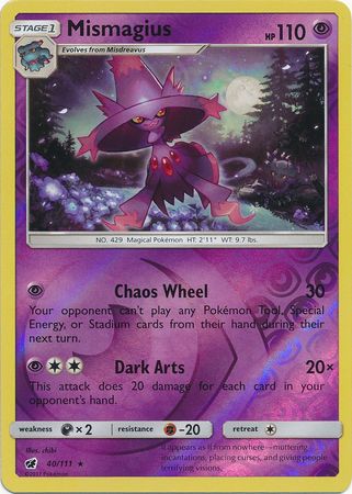 Mismagius - 40/111 - Rare - Reverse Holo available at 401 Games Canada