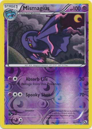 Mismagius - 58/113 - Rare - Reverse Holo available at 401 Games Canada