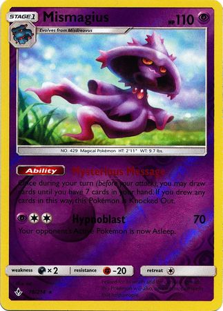 Mismagius - 78/214 - Rare - Reverse Holo available at 401 Games Canada