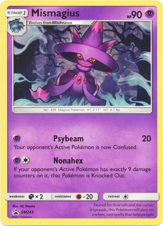 Mismagius - SM245 - Promo available at 401 Games Canada