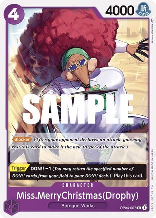 Miss.MerryChristmas(Drophy) - OP04-067 - Common available at 401 Games Canada