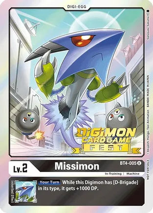 Missimon - BT4-005 - (Digimon Card Game Fest 2022) available at 401 Games Canada