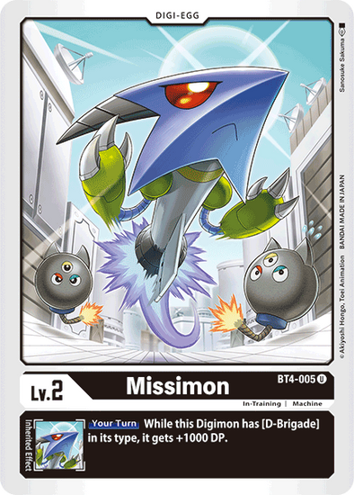 Missimon - BT4-005 - Uncommon available at 401 Games Canada