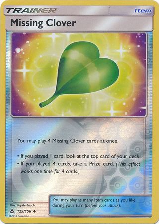 Missing Clover - 129/156 - Uncommon - Reverse Holo available at 401 Games Canada