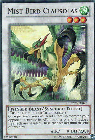 Mist Bird Clausolas - JOTL-EN043 - Super Rare - Unlimited available at 401 Games Canada