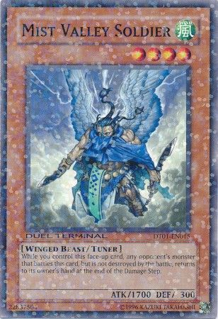 Mist Valley Soldier - DT01-EN015 - Normal Parallel Rare available at 401 Games Canada