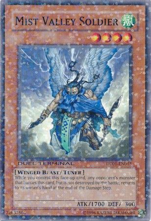Mist Valley Soldier - DT01-EN015 - Normal Parallel Rare available at 401 Games Canada