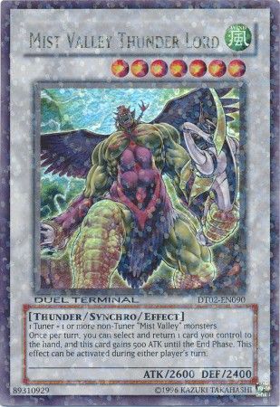 Mist Valley Thunder Lord - DT02-EN090 - Ultra Parallel Rare available at 401 Games Canada