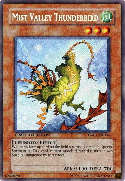 Mist Valley Thunderbird - HA01-EN004 - Secret Rare - Limited Edition available at 401 Games Canada