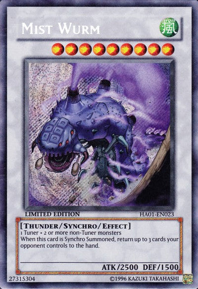 Mist Wurm - HA01-EN023 - Secret Rare - Limited Edition available at 401 Games Canada