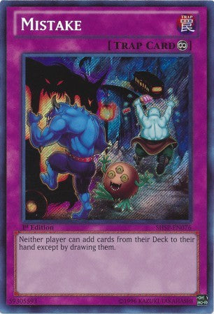 Mistake - SHSP-EN076 - Secret Rare - 1st Edition available at 401 Games Canada