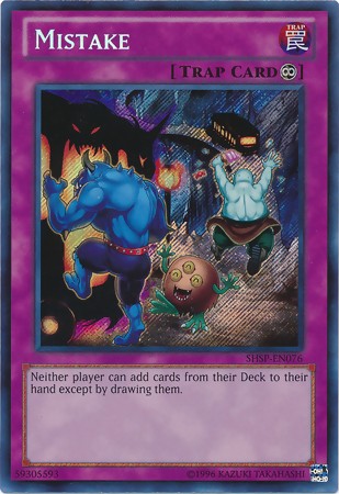 Mistake - SHSP-EN076 - Secret Rare - Unlimited available at 401 Games Canada