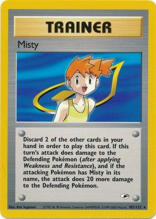 Misty - 102/132 - Rare - Unlimited available at 401 Games Canada