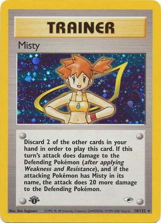 Misty - 18/132 - Holo - 1st Edition available at 401 Games Canada
