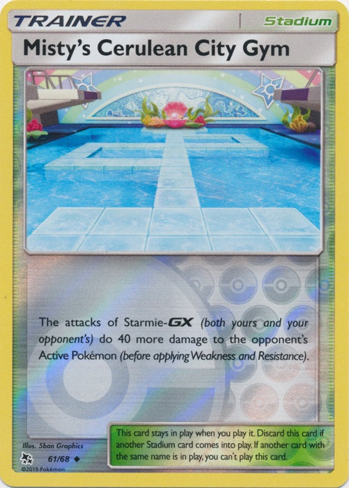 Misty's Cerulean City Gym - 61/68 - Uncommon - Reverse Holo available at 401 Games Canada