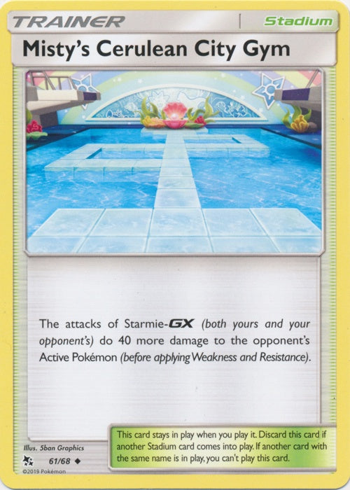 Misty's Cerulean City Gym - 61/68 - Uncommon available at 401 Games Canada