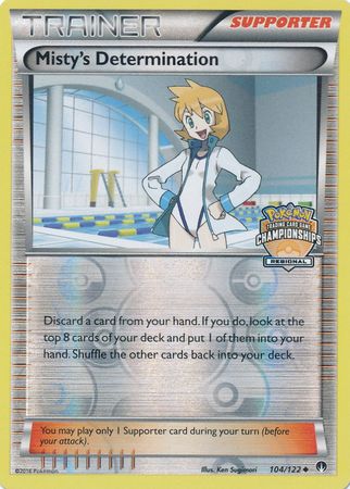 Misty's Determination - 104/122 - Promo (Regional Championships 2015-16) available at 401 Games Canada