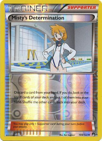 Misty's Determination - 104/122 - Uncommon - Reverse Holo available at 401 Games Canada