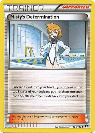 Misty's Determination - 104/122 - Uncommon available at 401 Games Canada