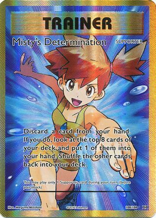 Misty's Determination - 108/108 - Full Art Ultra Rare available at 401 Games Canada