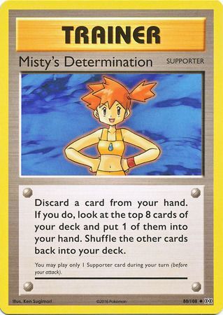 Misty's Determination - 80/108 - Uncommon available at 401 Games Canada