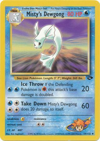 Misty's Dewgong - 54/132 - Uncommon - Unlimited available at 401 Games Canada